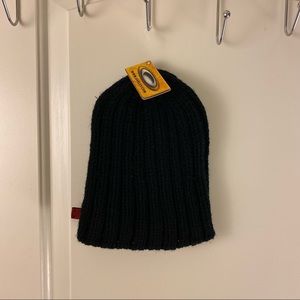 NWT Thick Rib Beanie Oakley Black 91101 001